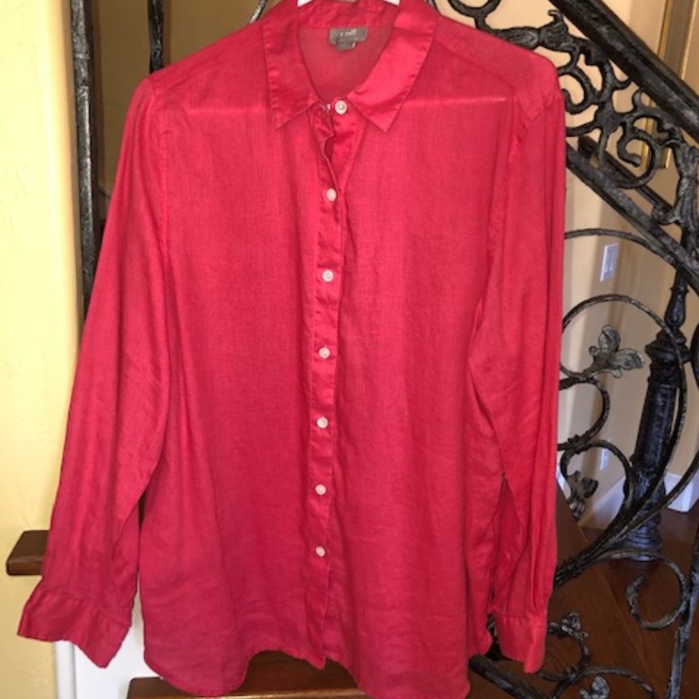 J.Jill Linen Easy Shirt